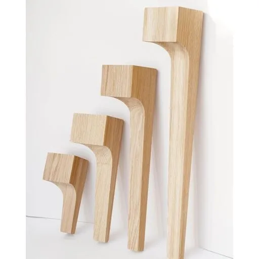 Minimalist bracket furniture feet wooden